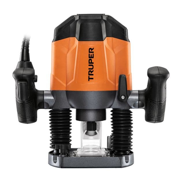 Fresadora Truper utilizada para trabajos de precisión en carpintería, disponible en Ferretería Guevara.